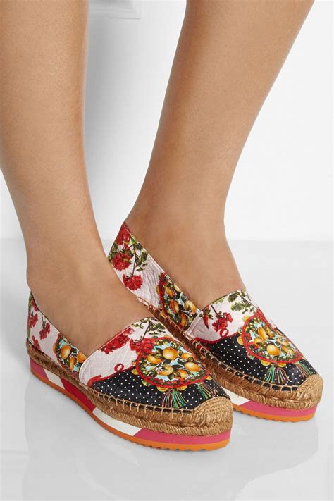 espadrille frau dolce gabbana|Dolce & Gabbana brocade.